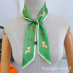 1PC Korean Fashion New Women's Twill Decorative Ribbon Small Scarf Binding Bag Handle Ribbon Hair Band Small Scarf Headband