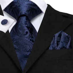Paisley Blue Textured Printed Men's Ties Elegant Fashion Tie Accessories Daily Ties Wedding silk Party Gift Sets
