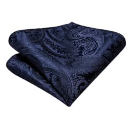 Paisley Blue Textured Printed Men's Ties Elegant Fashion Tie Accessories Daily Ties Wedding silk Party Gift Sets