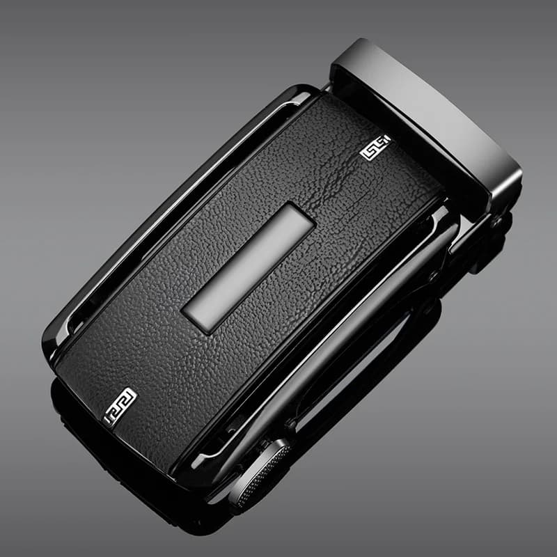 High quality ratchet belt buckle men DIY leather belt accessories 3.3-3.5cm width alloy automatic belt buckle