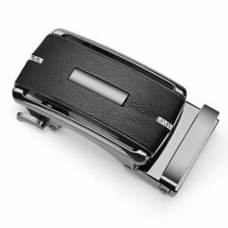 High quality ratchet belt buckle men DIY leather belt accessories 3.3-3.5cm width alloy automatic belt buckle