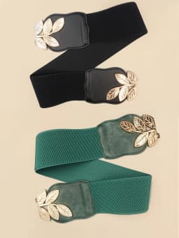 High Elastic Elastic Ladies Belt Bohemian Elastic Pu Belt Women's Elastic Tight Waist Belt Jeans Dress Elastic Wide Belt