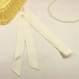Fashion Dot Ribbon Silk Scarf Women Thin Neck Scarves Lady Small Shawls Bandana Narrow Female Neckerchief Dress Accessories