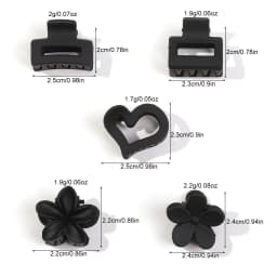 12Pcs/Set New Fashion Small Floral Geometric Hair Clip Barrettes for Kid Women Girls Accessories Headwear