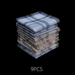 3-18PCS Vintage Satin Cotton Handkerchiefs 38cm Classic Soft Sweat Wicking Thin Version for Home Decor And Elderly Gift