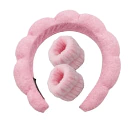 3PCS/SET Ladies Floral Headband Moisture-Proof Wristband SPA Face Wash Makeup Use Travel Holiday Ladies Gift