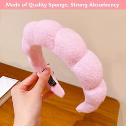 3PCS/SET Ladies Floral Headband Moisture-Proof Wristband SPA Face Wash Makeup Use Travel Holiday Ladies Gift