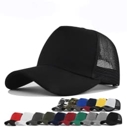 Fashion SunHat Outdoors Trucker Hat Cotton Mesh BreathableBaseball Cap Women Men Summer Sunshade MeshCap Truck Hat Cap Wholesale