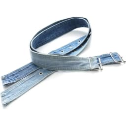 Women Denim Waist Belt metal buckle Canvas Waistband Casual Punk Vintage