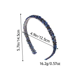 1/4pcs Rhinestone Hair Hoop Fashion Women Headwear Non-slip with Teeth Hairband Shiny Headband Hair Accessories