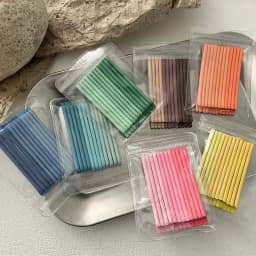 12Pcs Colorful Metal Hair Clips Curly Wavy Grips Hairstyle Bobby Pins Women Girl Hairpins Barrette Hair Styling Clips Pink Coffe