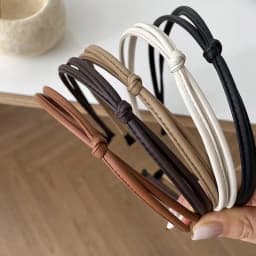 Sweet And Cool PU Leather Narrow Edge Headband for Women Elegant Simple Face Wash Headband Fashionable Girl Hair Band Hair Acces