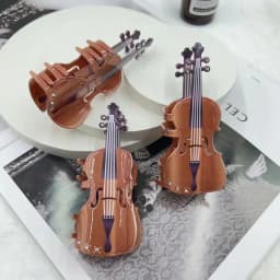 1pc Sunset violin hair clip ins cartoon guitar hair clip coil hair clip shark clip large back of head hair clip