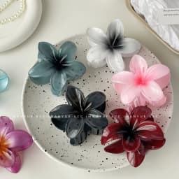 Elegant Gradient Hair Clips Flower Hair Claws Big Size Fashion Head Wear Hairpin for Women Girls Crab Barrette Hair Accessories