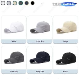 Summer Quick-Drying Material Perforated Breathable Extended Brim Adjustable Baseball Cap Sun Hat Trucker Caps Dad Hats
