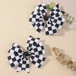 2pcs Girls Cute Printing Dot Bows Hair Accessories Hair Clips Handmade Bows Clips Hair Pin Kawaii Child Accessories