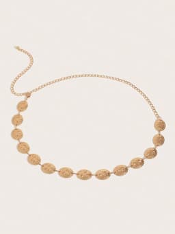 Plus Size Ladies' Large Chain Waist Chain Bohemian Style Pattern Lace Accessories Decoration Dress Accessories Spring, Summer