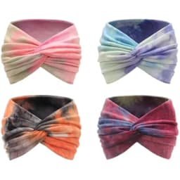 Turban Headbands for Women Wide Vintage Head Wraps Knotted Cute Hair Bands Accessories