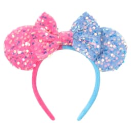 Disney Mickey Mouse Ears Headband Colorful Scales Sequins Bows Headbands for Kids Girls Women Hair Accessories Adults Hairbands