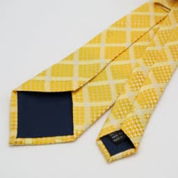 Newest Tie Set 8CM Mens Necktie Handkerchief Neck Ties Sets For Man Yellow Color Plaids Stripes Jacquard Cravat Business Party