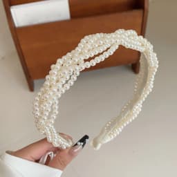 Elegant Pearl Headband for Women Hair Accessories Hairbands Fashion Girls Hair Hoop Band Ornament Bride Wedding Headwear Gifts