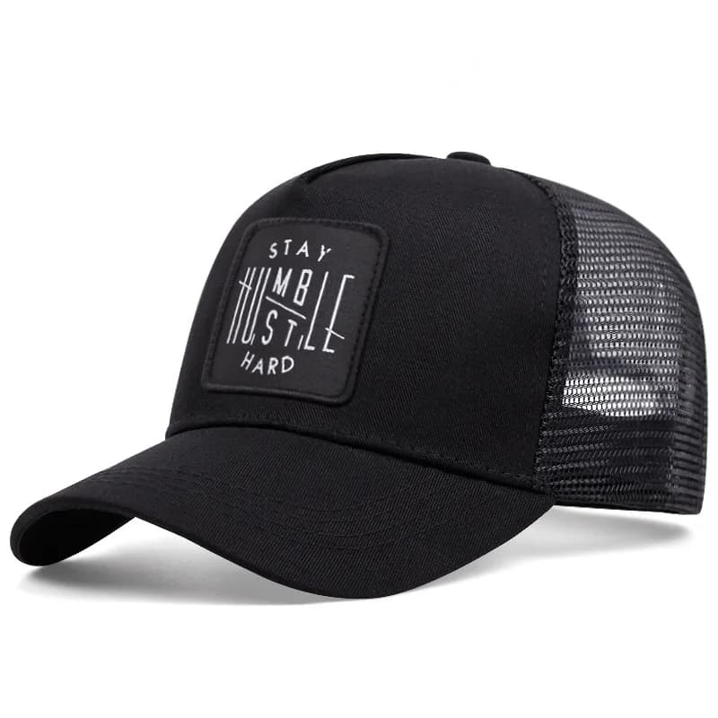 Embroidered baseball cap Outdoor sports mesh cap visor visor casual everything trend