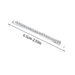 2/3/4pcs Bobby Pins Simple Style Elegant Rhinestone Bangs Clips Set for Girls; Hair Clips; Clips for Head Decoration