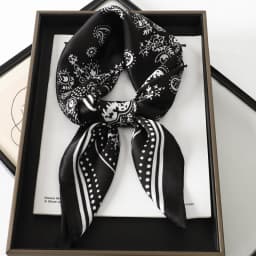 Luxury Brand Silk Square Paisley Scarf Women Satin Neck Hair Tie Band Soft Bandana Neckerchife 2025 Hijab Head Female Foulard