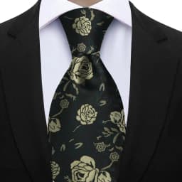 7cm Floral Silk Tie For Men Elegant Peacock Blue Teal Grey Best Selling Business Necktie Wedding Office Fashion Accessories Gift