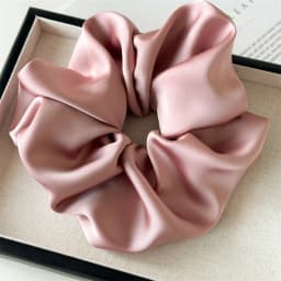 2025 Korean Pure Color Large Scrunchies For Hair Spring New Style Large Colon Hair Ties For Women Fashion Girls Hair Accessories