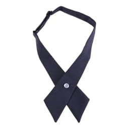 Wedding Business for School Costume Ribbon Tie Solid Color Shirt Accessory Uniform Cravat Neck Ties JK Bow Tie Cross Bow Tie