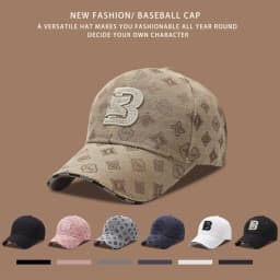 Baseball caps suitable for men and women, fashion sports caps, fashion embroidery, abstract logo, lightweight and portable design