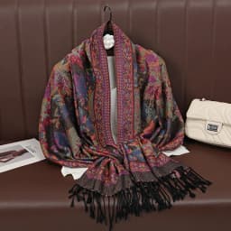 70x175cm Femmes Paisley Echarpe Cachemire Sentiment Pashmina Chales Gland Hijab Bandeau Femme Hiver Foulards Foulard