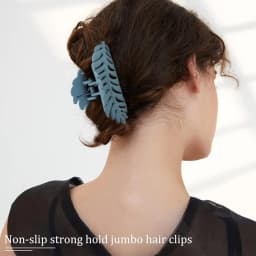 Fashion Acrylic Leaf Shaped Hair Claw Women Girls Non-Slip Large Strong Hold Shark Jaw Clips For Thick Long Hair Summer Headwear