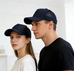 Men's Big Head High Crown Trucker Hats Breathable Full Mesh Snapback Baseball Caps Sun Protection Outdoor Plus Size 56-64cm