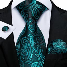 Hi-Tie Mens Gift Tie Set Striped Paisley Floral Pink Red Grey Black Wedding For Men Design Hanky Cufflink Dropshipping