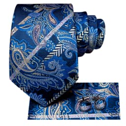 Hi-Tie Mens Gift Tie Set Striped Paisley Floral Pink Red Grey Black Wedding For Men Design Hanky Cufflink Dropshipping