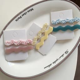 Korean version of acetic acid hairpin simple side clip temperament versatile one-word clip advanced bangs clip broken hairpin