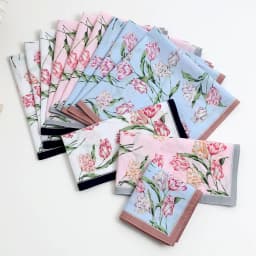 3 Packs of Elegant Flower Handkerchiefs for Women, Pure Cotton Sweat Towels, Flap Pocket Pants Towels, Wedding Supplies, Business Gifts, Mother's Day Gifts