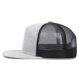 Simple spliced smooth board baseball caps for men and women, outdoor mesh fabric, summer flat edge mesh caps, hip-hop trend