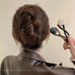 New Twist Hair Clip Plastic Acrylic Bead Imitation Pearl Hairpin Twisted Design Women Hairs Accessories Hair Clips Hair Bow
