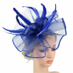 Women's Big Flower Fascinator Church Kentucky Derby Hat Royal Ascot Race Accessories Headbands Fascinator Bridal Tea Party