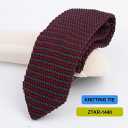 7cm Knitted Ties For Men Slim Fashion Neckties Striped Solid Plain Black Red Knit Tie Men Wedding Daily Casual Neck Cravatas
