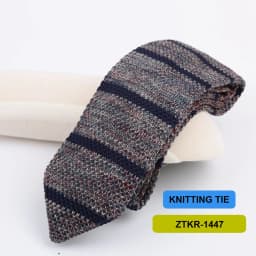 7cm Knitted Ties For Men Slim Fashion Neckties Striped Solid Plain Black Red Knit Tie Men Wedding Daily Casual Neck Cravatas