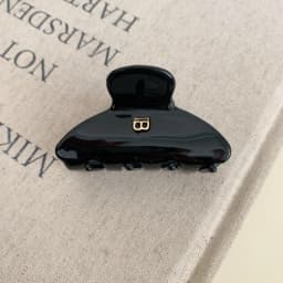 Korean Style of letter B Hairclaw for Women Acetic Acid Arc Grab Clip Girl High Ponytail Premium Hair Accessories Crab Hairpin