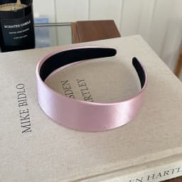 Fashion Wide Satin Silk Hairbands Women Bright Solid Color Headbands High Quality Sweet Headwraps Non-slip Hair Hoops Headwear
