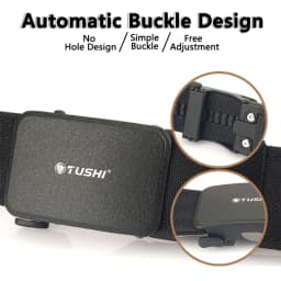 TUSHI New Hard Tactical Belt for Men Metal Automatic Buckle IPSC Gun Belt 1100D Nylon Military Belt Outdoor Sports Girdle Male