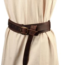 Medieval Waist Belt Buckle Belt PU Leather Viking Knight Waistband Waist Wide Stretch Vintage Costume Accessories Cosplay