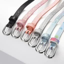 90cm Shiny Fish Scales Patterns Belts for Children Shimmering Powder PU Belts Girls Students Beautiful Belts Apparel Accessories
