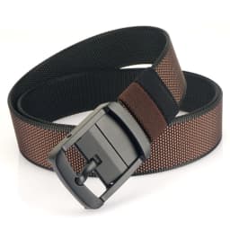 Rotating Buckle Reversible Adjustable Nylon Belt Youth Unisex Casual Canvas Woven Strap Fashion